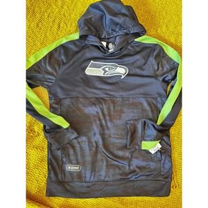 Seattle Seahawks Youth Size XL Hoodie Sweatshirt Navy Blue